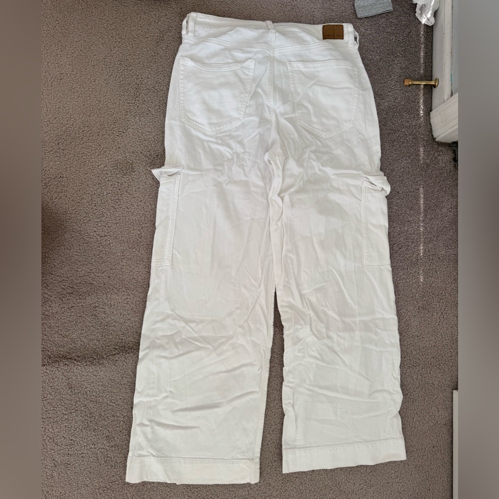 White Cargo Jeans - Picture 3 of 3